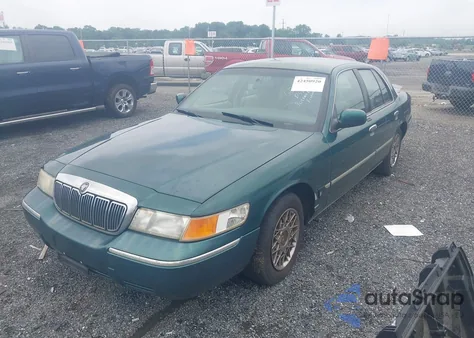 2000 Mercury Grand Marquis Gs z USA, uszkodzony, nr VIN 2MEFM74W3YX627146